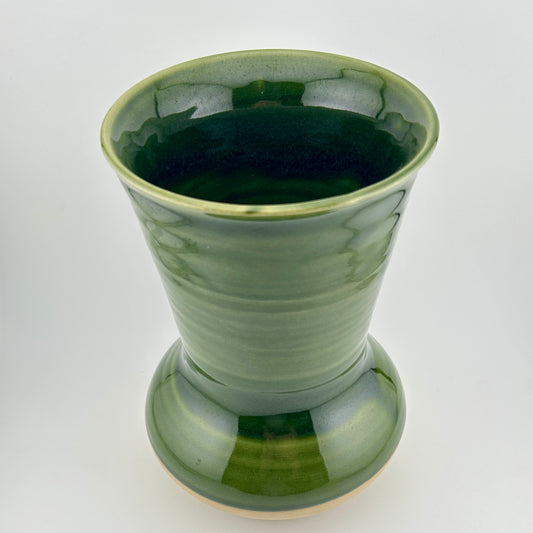 Dark green vase