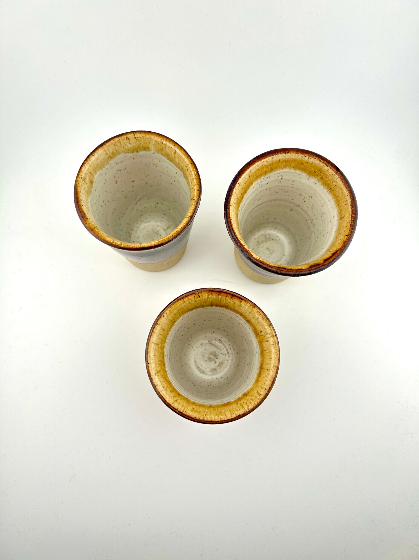Set of 3 coffee cups