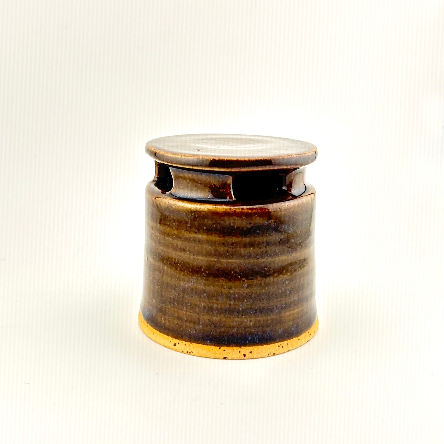 Aquarium bubble tower - low, dark brown