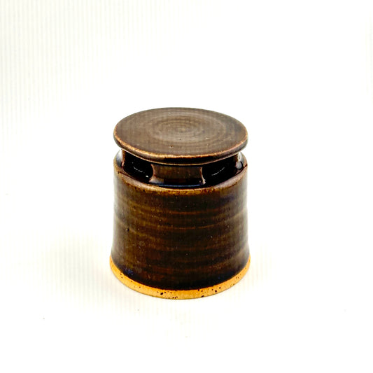 Aquarium bubble tower - low, dark brown