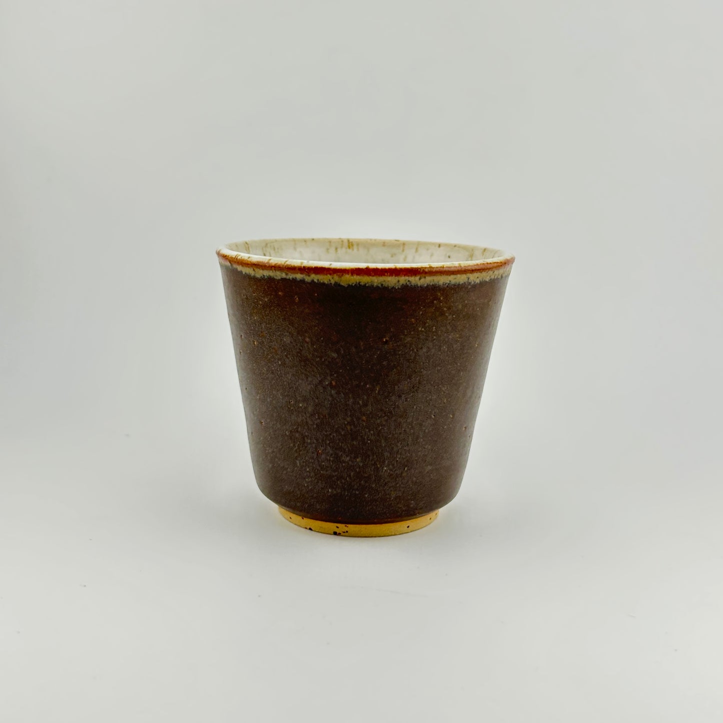 Chocolate brown coffee mugs