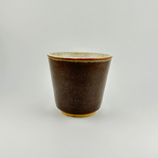 Chocolate brown coffee mugs