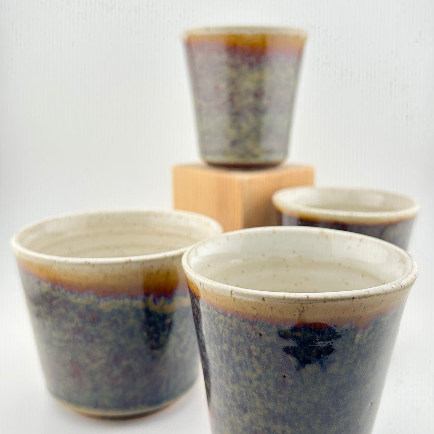 Fiery sunset coffee mugs
