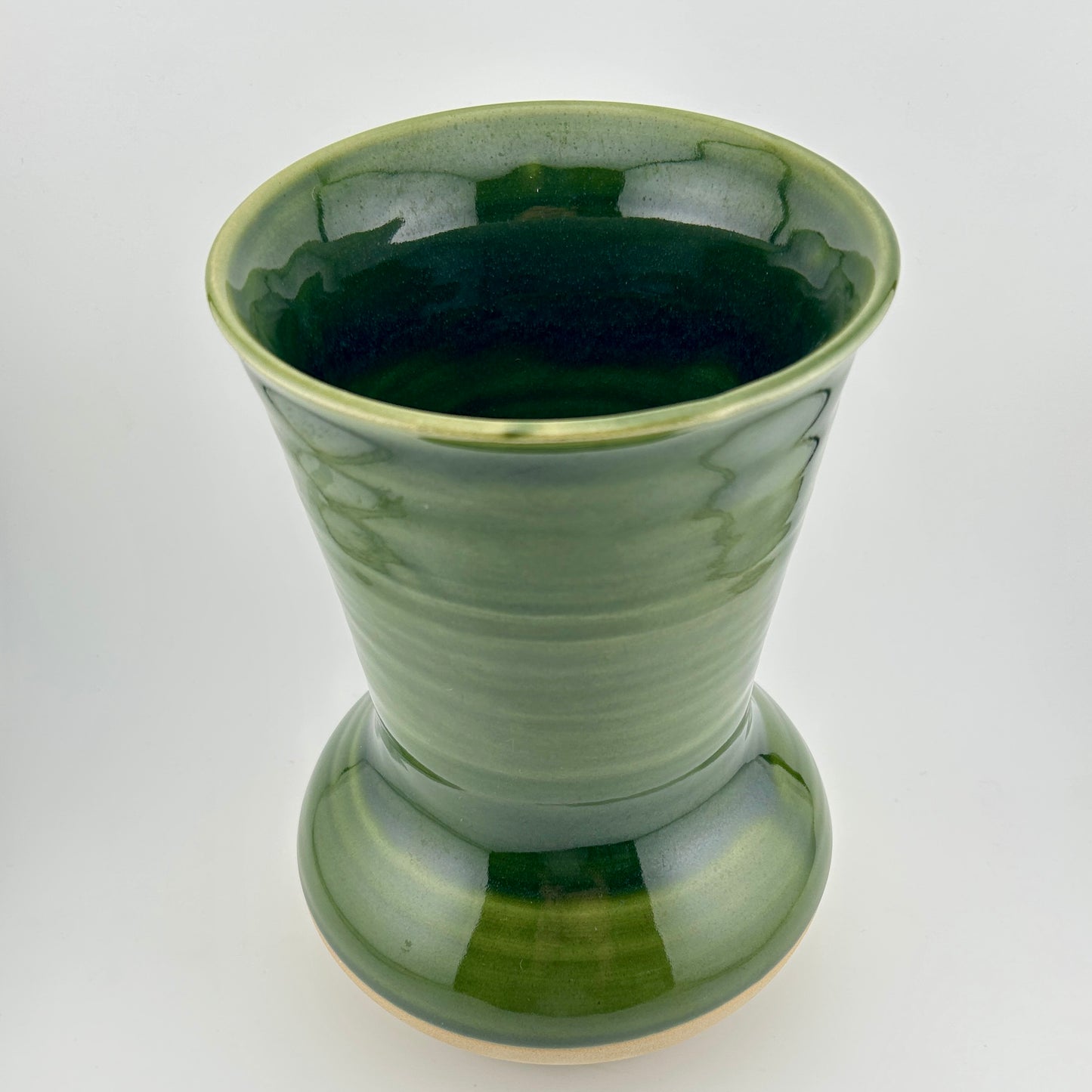 Dark green vase